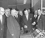 Eröffnung des Forschungszentrums Seibersdorf mit Bundespräsident Schärf, 1960