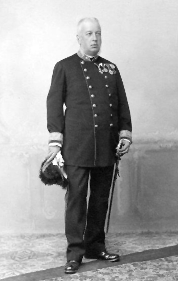 Alexander Bauer in Uniform (1898)