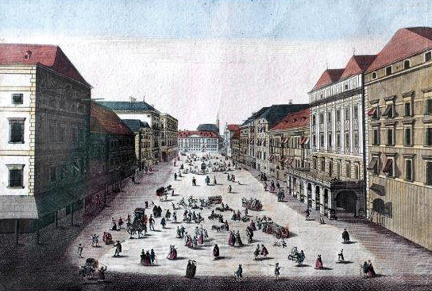 Der Neue Markt in Wien um 1800
