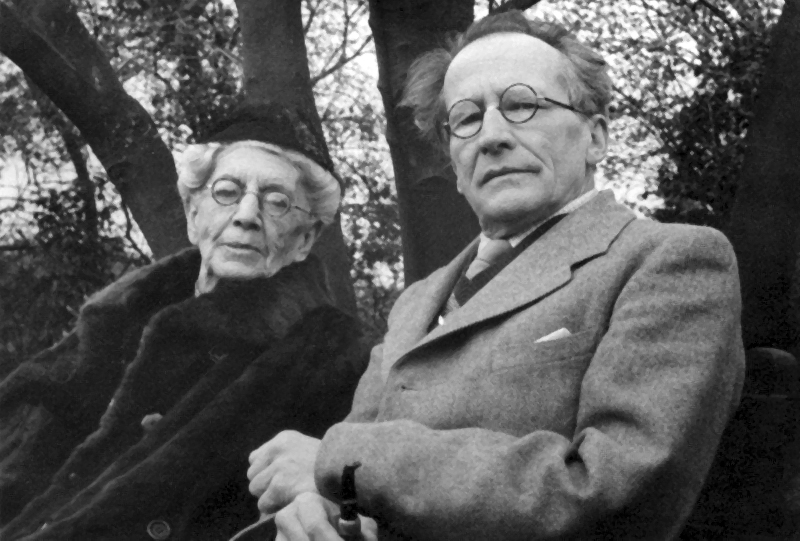 Rhoda Arzberger und Erwin Schrödinger in Dublin