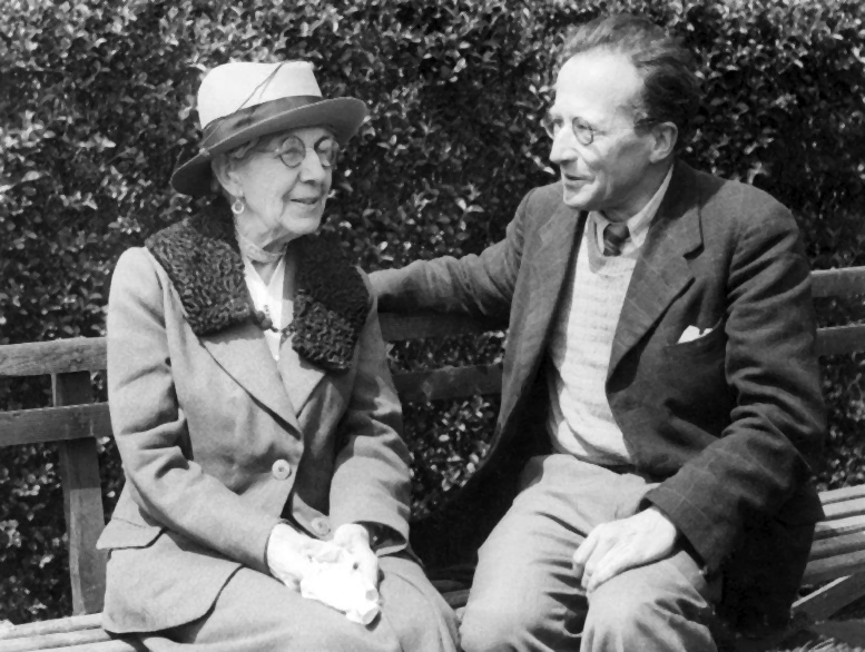 Rhoda Arzberger und Erwin Schrödinger in Dublin