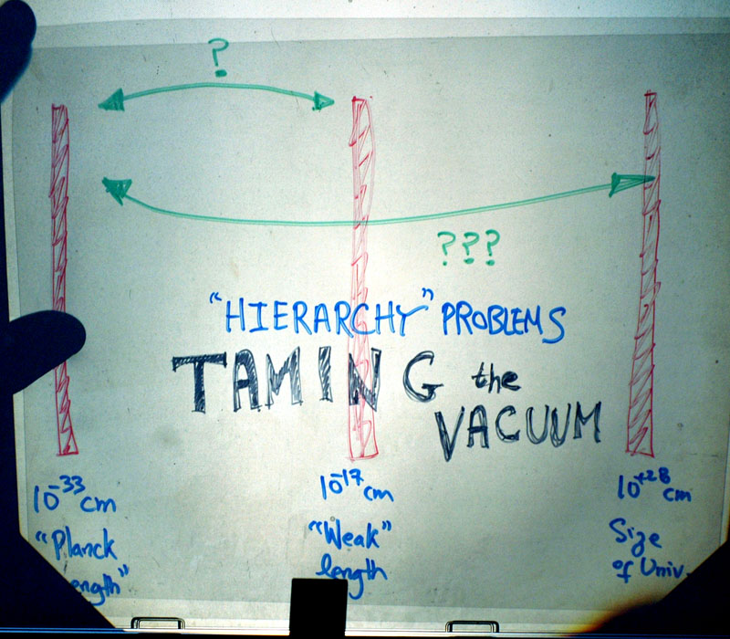 Nima Arkani-Hamed: »The Future of Fundamental Physics« – Transparentfolie