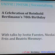 70. Geburtstag von Reinhold Bertlmann