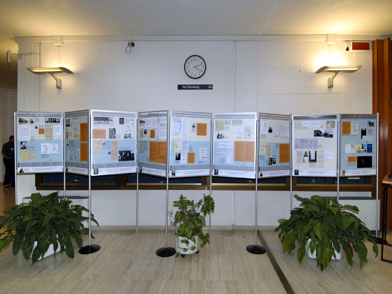 Die Boltzmann-Ausstellung der Zentralbibliothek für Physik am ICTP