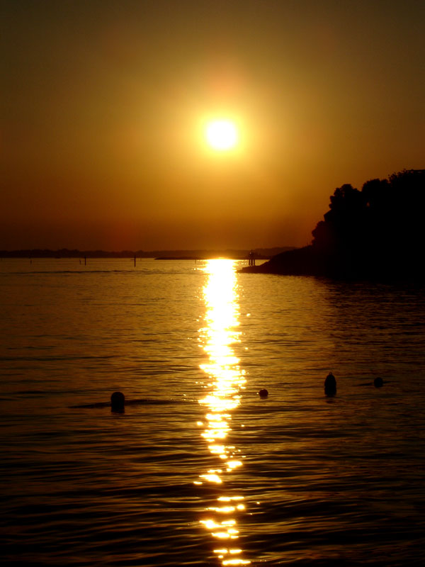 Duino: Sonnenuntergang