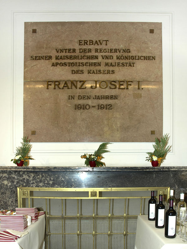 Gedenktafel für Kaiser Franz Josef