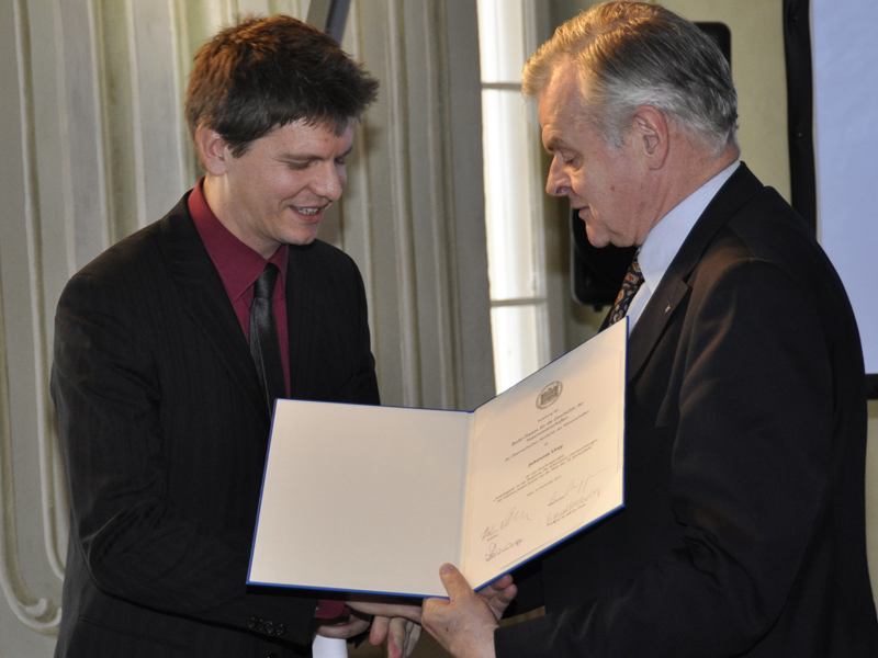 Bader-Preis und Ignaz L. Lieben-Preis 2012