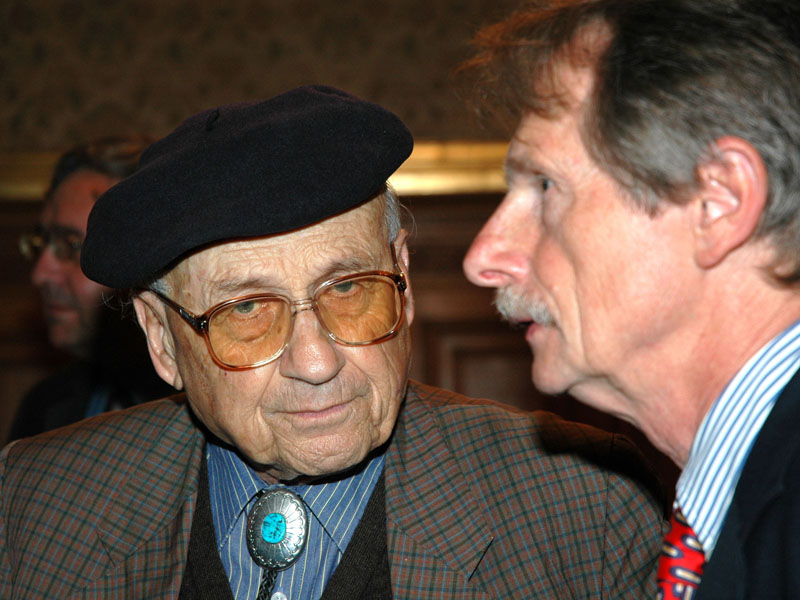 Walter Kohn und Peter Christian Aichelburg