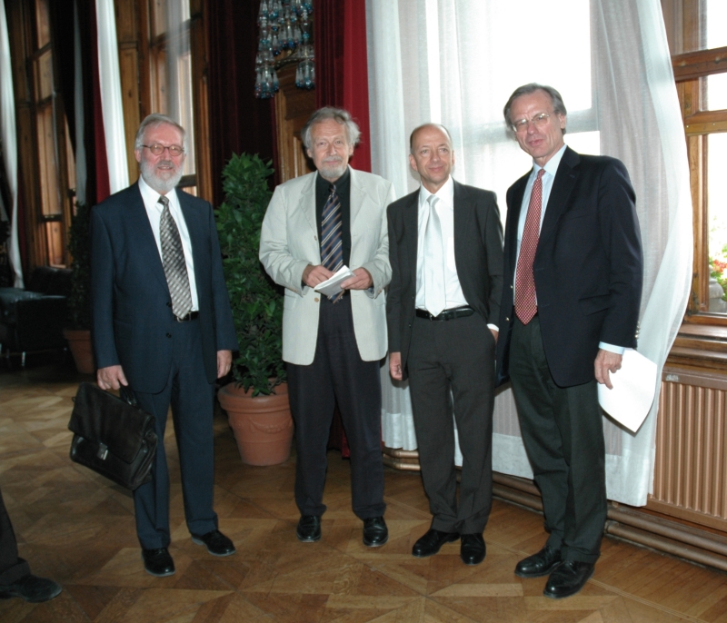 Herbert Pietschmann, Hubert Christian Ehalt, Helmuth Hüffel, Georg Winckler