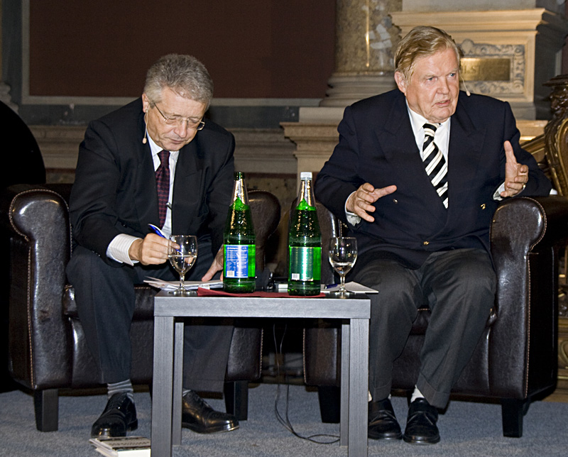 Wolfgang Petritsch und Robert Mundell