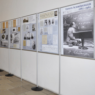 Ausstellung am  Erwin Schrödinger Institut