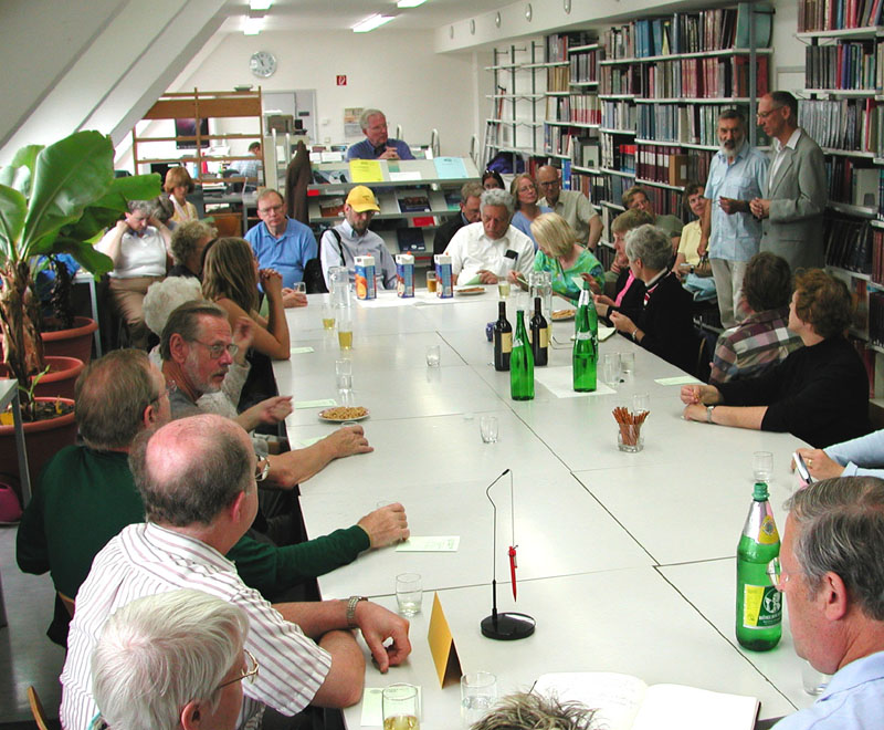 Science History Tour 2005 an der Österreichischen Zentralbibliothek für Physik