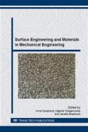 Surface engineering and materials in mechanical engineering