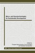 Micro- and nanotechnologies for sustainable development